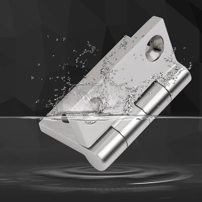 Laorde 316 Stainless Steel Hinges Marine Grade 1.5" x 1.5" Heavy Duty Boat Hatch Hinge (40 mm X 40 mm) 4 Pack Casting Cabinet Door Hinge with Screws - Image 5
